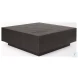 Hayden Dark Brown Wood Square Coffee Table
