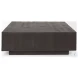 Hayden Dark Brown Wood Square Coffee Table