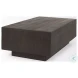 Hayden Dark Brown Wood Rectangular Coffee Table