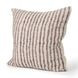 Jenna Beige and Merlot 22 x 22" Decorative Pillow Cover