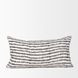 Jenna Cream and Black Lumbar Decorative Pillow Cover