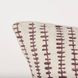 Jenna Beige and Merlot 22 x 22" Decorative Pillow Cover