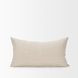 Jenna Beige and Merlot 26 x 14" Decorative Pillow Cover