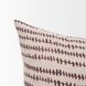 Jenna Beige and Merlot 26 x 14" Decorative Pillow Cover