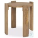 Evelyn Light Brown Round Side Table