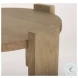 Evelyn Light Brown Round Side Table