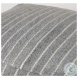 Kensie Blue Striped Large Pouf