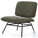 Nora Forest Green Fabric Accent Chair