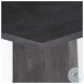 Maxine Black Wood Hexagonal Foyer Table