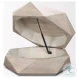 Arreto White Hexagonal Hinged Storage Small Coffee Table