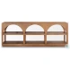 Bela Medium Brown Arched Large Console Table