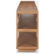 Bela Medium Brown Arched Large Console Table
