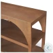 Bela Medium Brown Arched Large Console Table