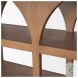 Bela Medium Brown Arched Large Console Table
