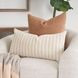 Jace Cream and Beige Lumbar Decorative Pillow Cover