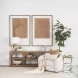 Bela Medium Brown Arched Large Console Table