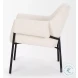 Brently Cream Boucle Fabric Accent Chair