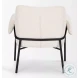 Brently Cream Boucle Fabric Accent Chair