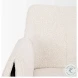 Brently Cream Boucle Fabric Accent Chair