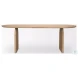 Isla Light Brown Oval Dining Table