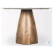Allyson Pink Marble And Medium Brown 42" Dining Table