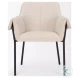 Brently Oatmeal Fabric Dining Chair