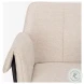 Brently Oatmeal Fabric Dining Chair
