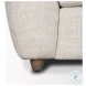 Valentina Oatmeal Curved Accent Chair