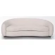 Valentina Oatmeal Curved Sofa