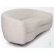 Valentina Oatmeal Curved Sofa