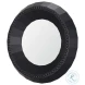 Ranela Black Beaded Wooden Wall Mirror