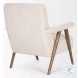 Nico Oatmeal Fabric Accent Chair