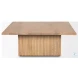 June Light Brown Wood Square Occasional Table Set