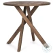 Solana Medium Brown Wood Foyer Table