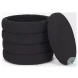 Elise Black Boucle Upholstered Storage Ottoman