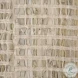 Solis Beige Woven Leather Bench
