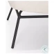Nora Cream Fabric Accent Chair