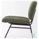 Nora Forest Green Fabric Accent Chair