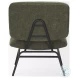 Nora Forest Green Fabric Accent Chair