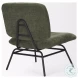 Nora Forest Green Fabric Accent Chair