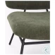 Nora Forest Green Fabric Accent Chair