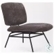 Nora Charcoal Fabric Accent Chair