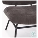 Nora Charcoal Fabric Accent Chair