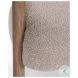 Gianna Taupe Boucle Fabric Open Back Accent Chair