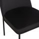 Sydney Black Performance Fabric Upholstered Dining Chair Set of 2