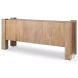 Beth Light Brown Wood 3 Door Sideboard