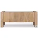 Beth Light Brown Wood 3 Door Sideboard