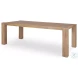 Beth Light Brown Wood Rectangular Dining Table
