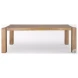 Beth Light Brown Wood Rectangular Dining Table