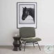 Nora Forest Green Fabric Accent Chair